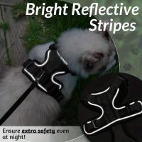 Juego de arnés y correa para gato a prueba de Escape, transpirable, ajustable y reflectante para gatitos - details 6