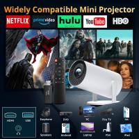 Proyector Keystone automático con WIFI y Bluetooth, Pericat proyector portátil giratorio de 210 ° , 18000L nativo de cine en casa 1080P, proyectores de películas al aire libre última intervención compatibles - details 1