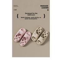 Zapatillas de casa frescas con dibujos animados, antideslizantes, resistentes al desgaste, para la primavera y el verano de 2025, con sensación de pisar excrementos. - details 3