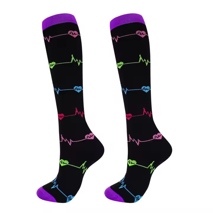 Calcetines de Compresión para Pié en Alta y Baja 20-30mmHg Ideal para Edema, Diabetes, Varices - 1