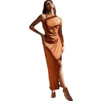 Vestido Largo Medio para Mujer, Nueva Llegada, Cuello, Colgante, Espalda Abierta, Europa Y América - details 3