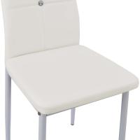 Sillas de Comedor Juego de 4 Sillas de Metal para Cocina, Silla de Mesa Comoda Silla con Asiento Tapizado, Negro - details 139