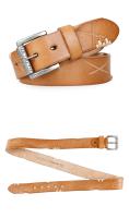 MEDYLA-Cinturón de piel de vaca Original para hombre, hebilla de Pin, cinturón de cuero de grano completo para pantalones - details 11