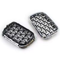 Para E36 3 Series 1997-1999 rejilla de coche estilo diámetro riñón ABS capó delantero parrilla Sier 51138195152 51138195151 piezas - details 9