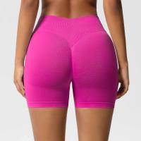 Pantalones cortos de gimnasio ajustados de estiramiento alto cómodos respirables deportivos de cintura para mujer, ropa deportiva para mujer para - details 23