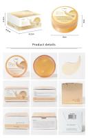LAIKOU-mascarilla para ojos de caracol, hidratante, antihinchazón, ojeras, reafirmante, reductor de líneas finas, parches de mascarilla para ojos brillantes - details 10