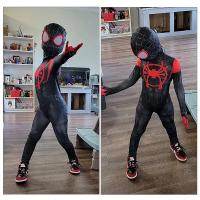 Disfraz de Spiderman (Miles Morales) para niños - Máscara y body de anime para Halloween y cosplay - details 1