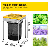 SucceBuy Cortadora eléctrica, Recortadora de Plantas Recortadora de Hojas y Brotes Hidropónicos para Cortar Plantas de Jardín - details 1