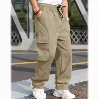 Europa y los Estados Unidos hombres nueva primavera otoño jóvenes calle hombres pantalones casuales moda suelta pantalones de tubo recto monos - details 16