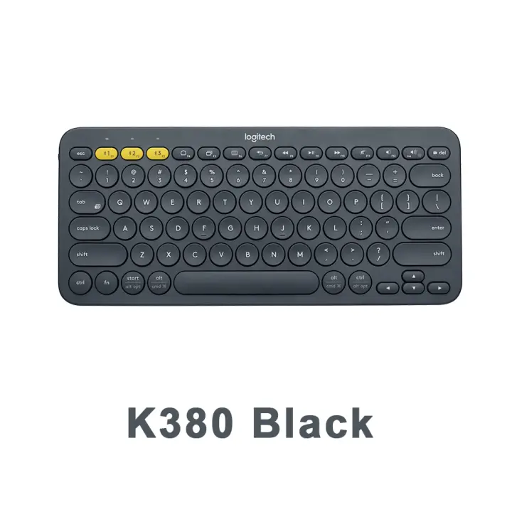 Logitech-teclado inalámbrico multidispositivo k380, dispositivo Original con Bluetooth para ordenador, hogar y oficina - 1