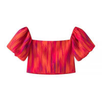 TRAFZA-Conjunto elegante de verano para Mujer, Top corto ajustado con cremallera lateral y Espalda descubierta, a la cadera Falda Midi, paquete salvaje - details 4