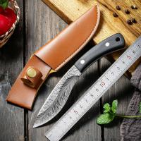 Cuchillo De Carne Mongol Hecho a Mano Forjado Acero Inoxidable Cuchillo De Carne De Oveja Cuchillo De Fruta Boning Cuchillo De Cocina Cuchillo De Carne Para BBQ - details 7