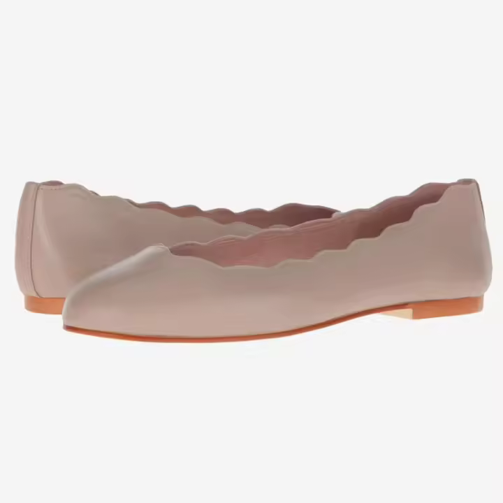 Zapatos de lujo de alta gama a la moda, zapatos planos de cuero genuino para mujer - 1