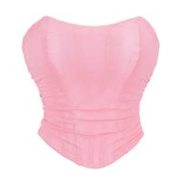 Top De Corset Para Mujer Lencería Sexy Sujetador Corto Modelador De Cuerpo Overbust Short Torso Ropa Interior Poliéster Spandex - details 11