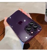 Funda de protección de lente de cámara de lujo para iPhone 15, 14, 13, 12, 11 Pro Max, 14, 15 Plus, fundas de teléfono transparentes a prueba de golpes de silicona suave - details 12