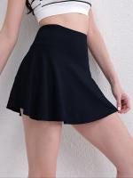 Faldas Deportivas De Un Solo Color Con Bolsillo, Faldas Activas De Golf, Running Y Tenis, Ropa Deportiva Para Mujer - details 14