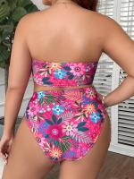 Conjunto de Bikini sin tirantes para mujer, traje de baño Sexy con estampado, traje de baño de talla grande, traje de baño femenino de estilo vendaje, ropa de playa 5XL - details 9