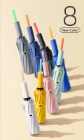 Paraguas plegable automático resistente al viento, 72 varillas de fibra de vidrio reforzadas, paraguas de protección contra el sol y la lluvia UV 50+ para hombres y mujeres - details 0