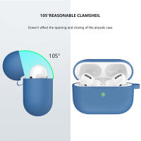 Funda para Apple Airpods pro, accesorios para auriculares inalámbricos con Bluetooth, funda de silicona para Apple Air Pod Pro - details 3