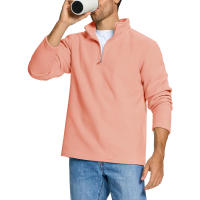 MAGCOMSEN Suéteres de lana para hombre Otoño Invierno Media cremallera Cuello alto Cálido Jersey de manga larga Tops casuales para entrenamiento al aire libre - details 8