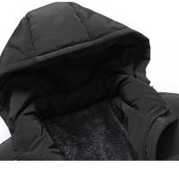 Abrigo de Invierno de Vellón para Hombres CHAIFENKO Cómodo y Desmontable con Gorro - details 6