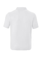 Hombre verano slim transpirable transpiración suelta casual color sólido jacquard hombre manga corta Polo - details 12