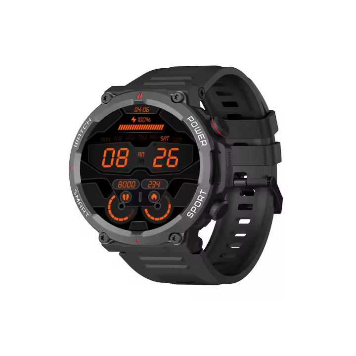 Reloj Inteligente Blackview W50 a Prueba de Agua Nueva Versión para Hombres y Mujeres Seguimiento de Fitness y Salud Llamada Bluetooth Control de Música Resolución de Pantalla de 360x360 Sistema Operativo Universal - 1
