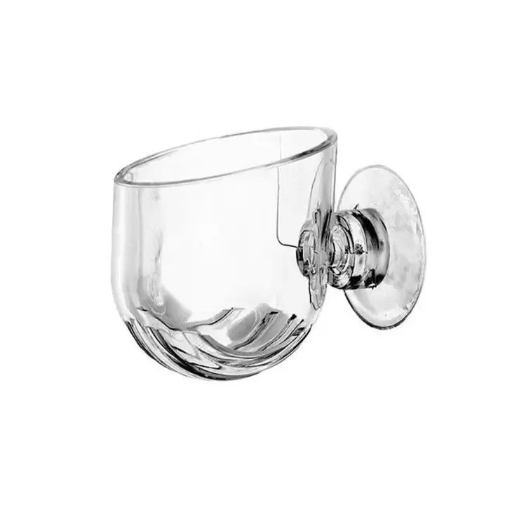 Florero de acrílico para jardinería, pecera de algas acuáticas, alimentador de gusanos rojos con soporte de succión, taza para plantas - 1
