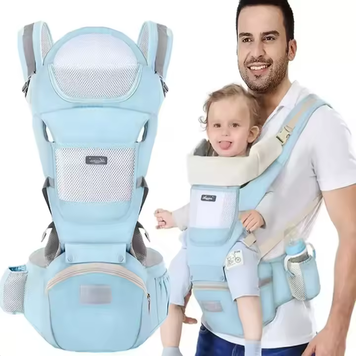 Mochila Cangurera Portabebés De 0 a 36 Meses, Bolsa De Almacenamiento, Doble Hombro - 1