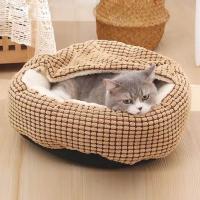 Saco de dormir súper suave para gatos, perrera para gatos, casa para mascotas cálida y transpirable, agradable para la piel - details 4