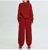 Otoño Invierno nuevos pantalones deportivos de cintura alta Modal suave Jogger correr entrenamiento suelto Casual Fitness pantalones largos - details 30
