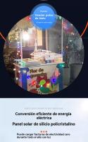 Linterna luz solar Portátil jardin exterior multifunción camping carpa regalo Luz de emergencia led - details 3