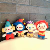 LLavero de payaso de peluche creativo, muñeco de peluche bonito, adorno colgante, llavero de coche, bolso, colgante, regalo - details 1