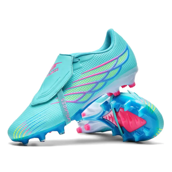 Zapatos de fútbol unisex, zapatos de fútbol con punta larga, adecuados para césped y suelo arenoso - 1