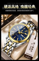 Reloj de hombre de marca suiza nuevo reloj de cuarzo con calendario dual luminoso impermeable - details 3
