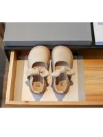 Zapatos de cuero con lazo para niñas pequeñas, zapatos de Princesa a la moda, estilo coreano, Mary Janes PU, primavera y otoño, 2023 - details 7