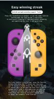 Gamepad Bluetooth para Switch/OLED/LITE/IOS/Android/PC Controlador inalámbrico JoyPad Joystick con mango izquierdo y derecho Giroscopio de 6 ejes con consola de juegos Trubo Wake Up - details 5