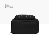 Mochila de moda con remaches para mujer, pequeña mochila de trabajo, bolso de hombro pequeño, mini mochila de viaje para mujer, bolso antirrobo - details 23