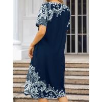 Vestido elegante de talla grande para mujer, vestido informal holgado, vestido para mujer, nuevo temperamento - details 4