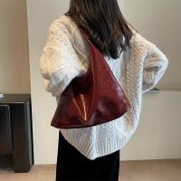 Bolso de mano rojo de gran capacidad, de estilo Vintage de PU bolso de hombro, monedero nupcial elegante, 1 unidad - details 7