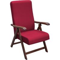 Sillón reclinable de haya con relleno de espuma de poliuretano expansivo Elite Miami Los Ángeles, 4 posiciones estándar rojo - details 0