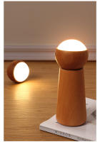 2025 New Rechargeable Desk Lamp Study Creative Touch Adjustable Solid Wood Voice Control Lamp Voice Control LED Sensor Living Room Smart Induction Desk Lamp - details 8