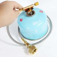 Adaptador de propano para estufa al aire libre, equipo de cilindro de gas de llenado de butano, suministros para acampar - details 3