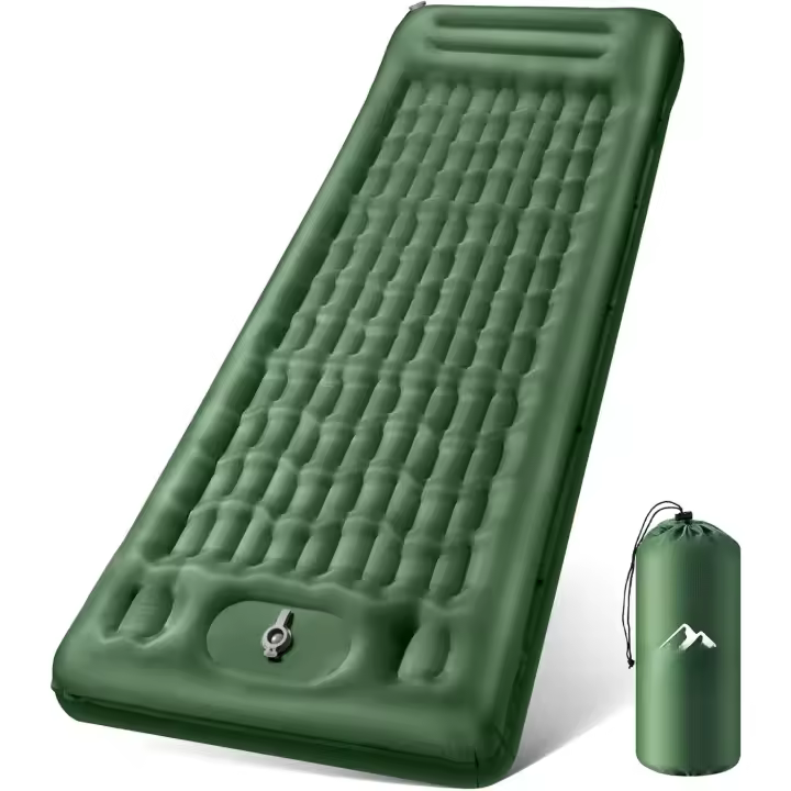 Cojín de Camping Inflable Automático Colchón de Aire Desmontable Portátil para Acampar al Aire Libre - 1