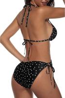 Traje de baño de vacaciones casual de bikini de tres puntos dividido para mujer profesional - details 36