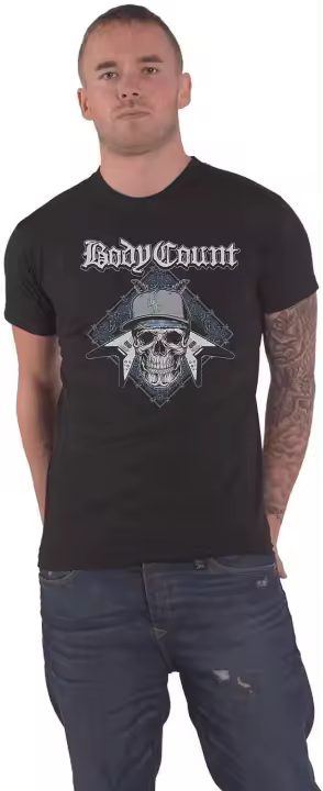 Camiseta Delgada de Ataque para Hombres Moda Negra Artículos Habituales - 1