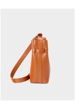 Bolso de hombro vintage de cuero genuino para mujeres, bolso tipo cubo de alta gama, bolso cruzado de piel de vaca de capa superior, bolso cruzado para mujeres - details 24