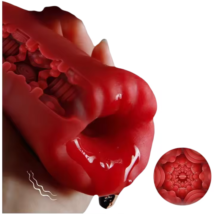 Leten masturbador masculino automático taza vibrador lengua lamiendo mamada Vagina Real bolsillo coño juguete sexual Oral para hombres adultos Sexshop - 1