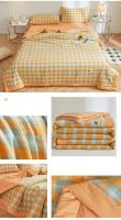 Bonenjoy, 1 unidad, edredón de verano, edredón de estilo a cuadros, edredón fino suave, manta acolchada para habitación de niños y adultos (sin funda de almohada) - details 17
