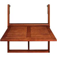 Casaria Colgante Plegable Mara Acacia FSC para Terraza Balcón Patio Exterior 65x45x87cm Marrón - details 7